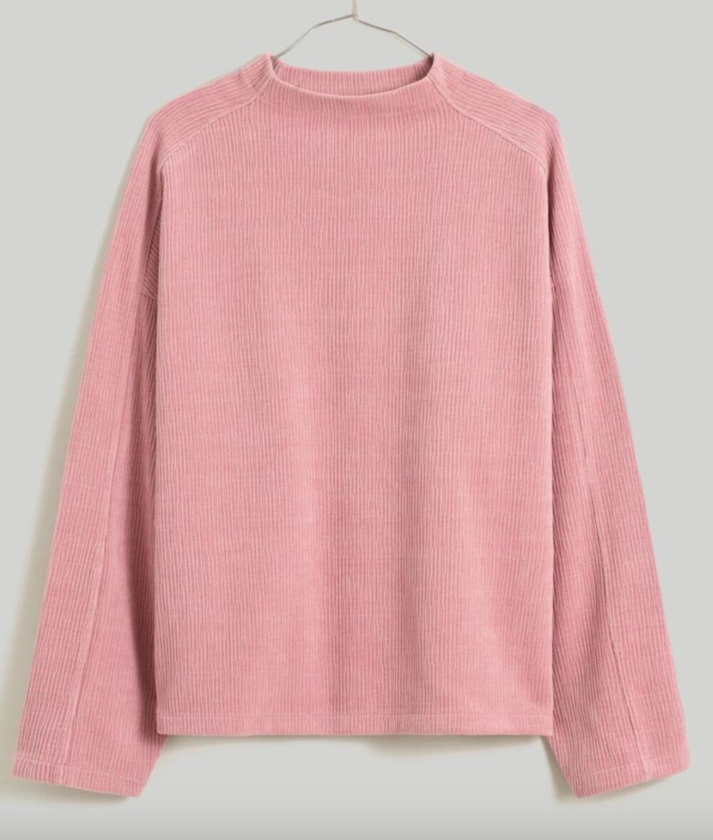 Madewell Striped Jacquard Funnelneck Top XS NWT NO517